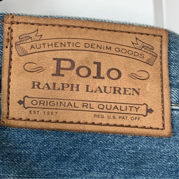 Polo Ralph Lauren Jeans Mens 42x32 Hampton Relaxed Straight Denim Pants - Picture 10 of 16